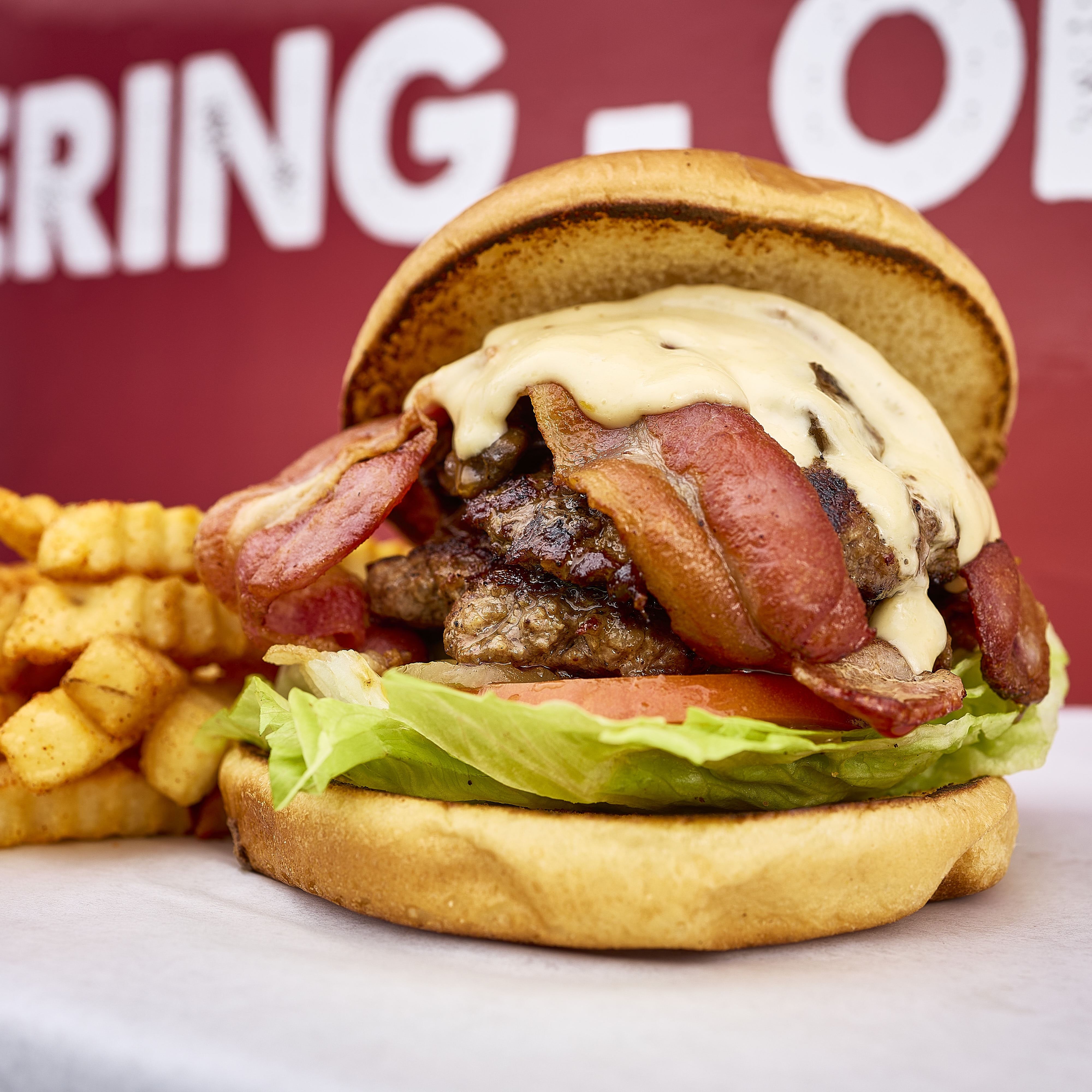 Garlic Mushroom Burger